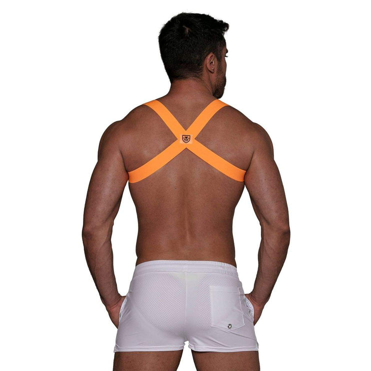 TOF Party Boy harness neon orange