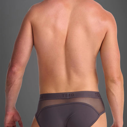 Teamm8 Score Sheer brief mesh gunmetal