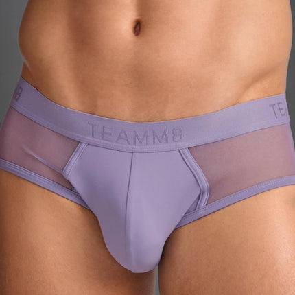 Teamm8 Score Sheer brief mesh lilac