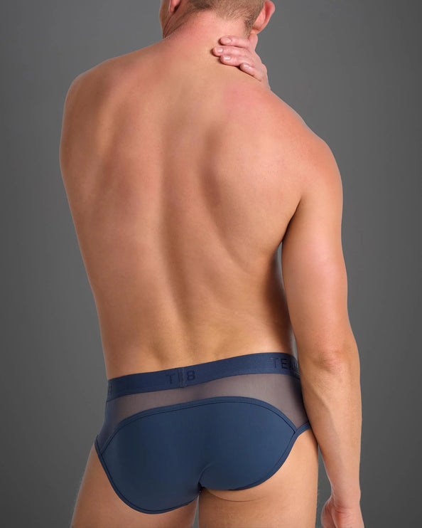 Teamm8 Score Sheer brief mesh navy