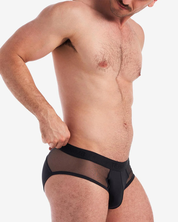 Teamm8 Score Sheer brief mesh black