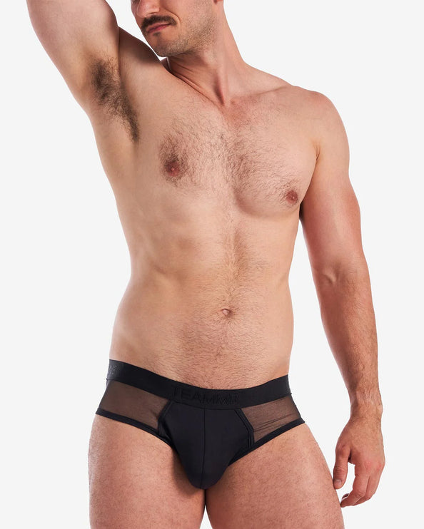 Teamm8 Score Sheer brief mesh black