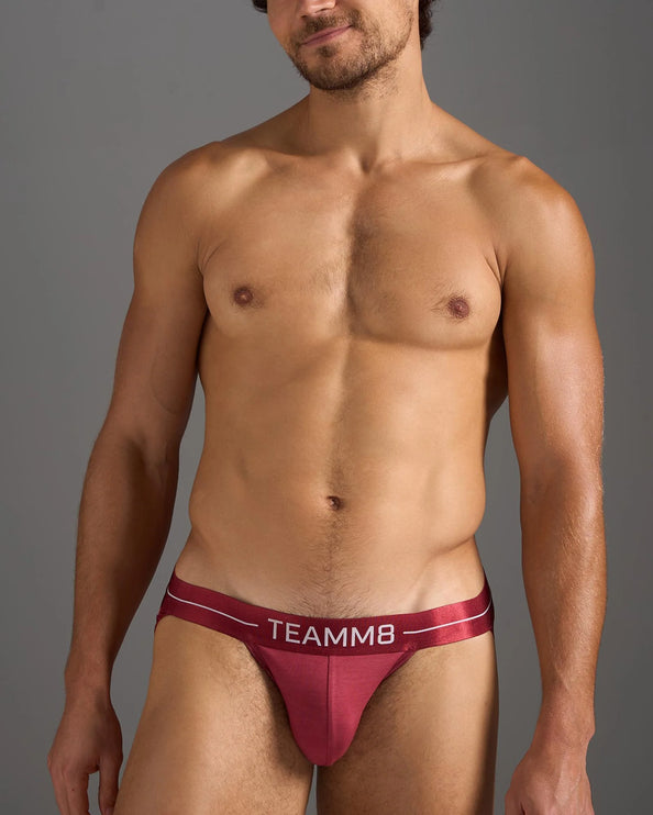 Teamm8 Icon jockstrap modal dusty red