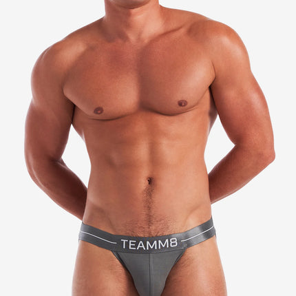 Teamm8 Icon jockstrap modal gunmetal grey