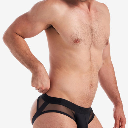 Teamm8 Score Sheer jockstrap mesh black