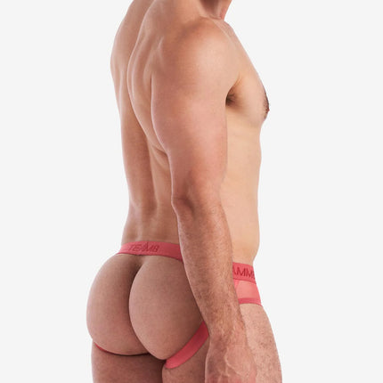 Teamm8 Score Sheer jockstrap mesh baroque rose