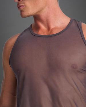 Teamm8 Score Sheer tank mesh gunmetal