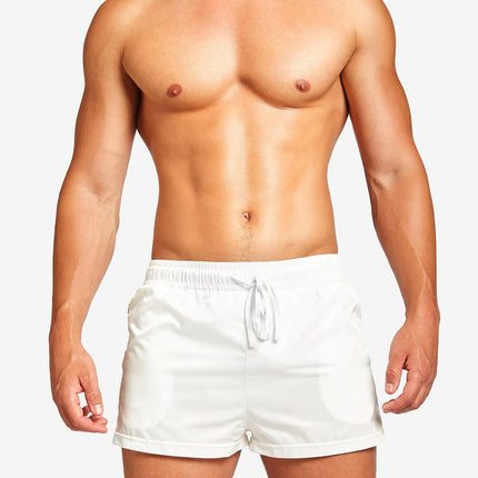 Teamm8 Bass 1.5" swim short white