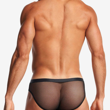 Teamm8 Manuel Sheer bikini brief mesh noir black