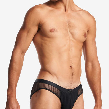 Teamm8 Manuel Sheer bikini brief mesh noir black