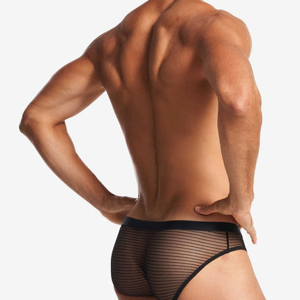 Teamm8 Manuel Sheer bikini brief mesh noir black