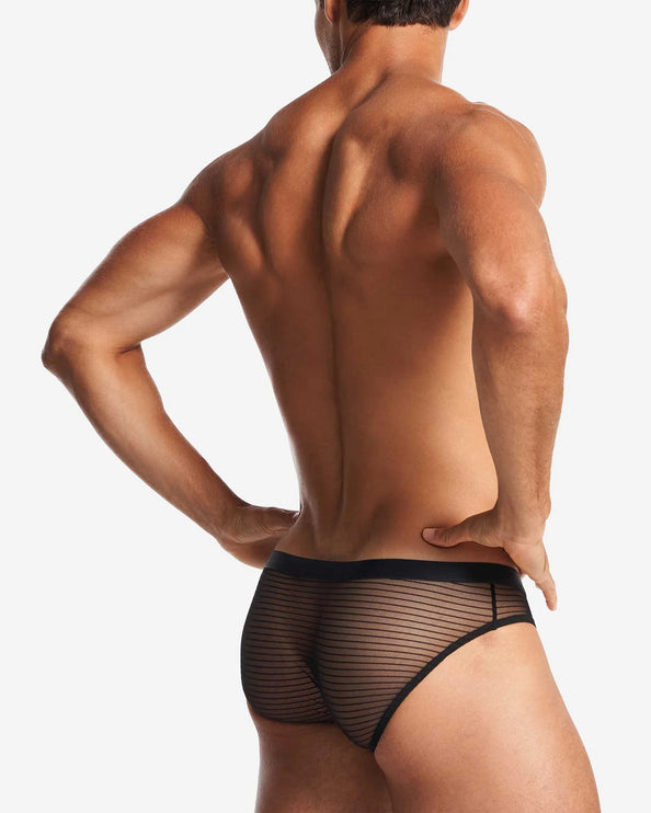 Teamm8 Manuel Sheer bikini brief mesh noir black