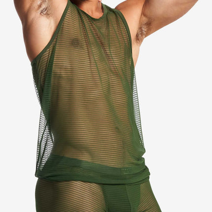 Teamm8 Manuel tank mesh verde green