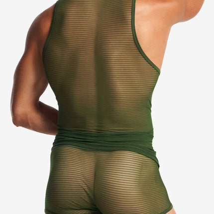 Teamm8 Manuel tank mesh verde green