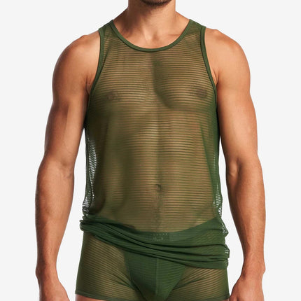 Teamm8 Manuel tank mesh verde green