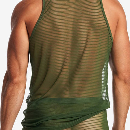 Teamm8 Manuel tank mesh verde green