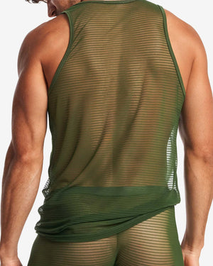 Teamm8 Manuel tank mesh verde green