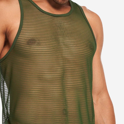 Teamm8 Manuel tank mesh verde green