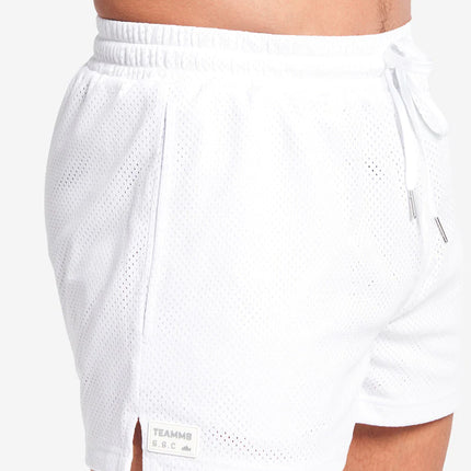 Teamm8 S.S.C 3" mesh short white