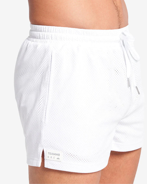 Teamm8 S.S.C 3" mesh short white