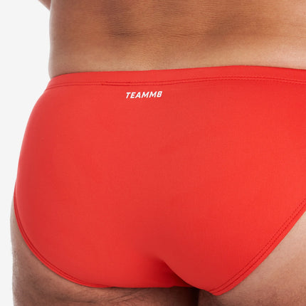 Teamm8 Bass swim brief red