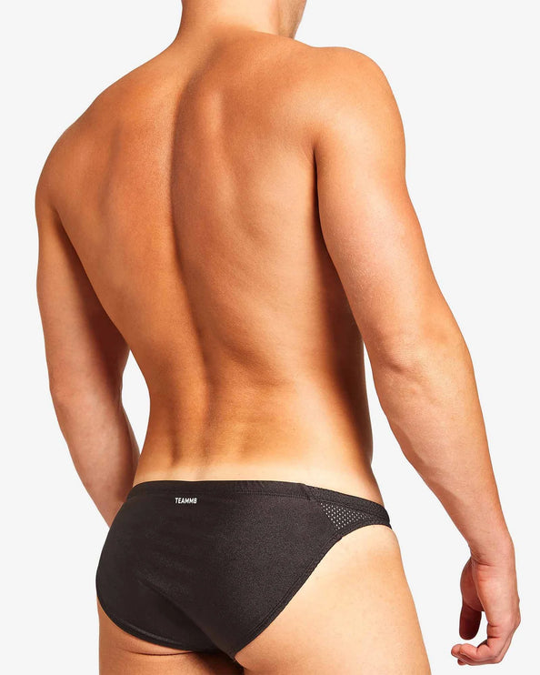 Teamm8 Bass mesh swim brief black