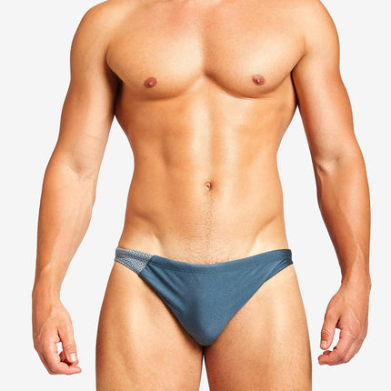 Teamm8 Bass mesh swim brief blue