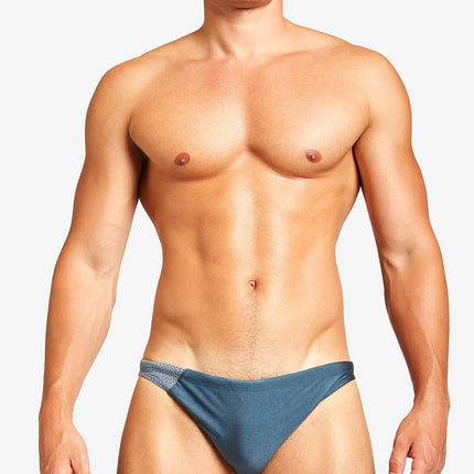 Teamm8 Bass mesh swim brief blue