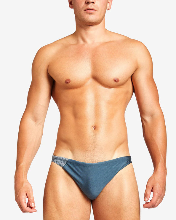 Teamm8 Bass mesh swim brief blue