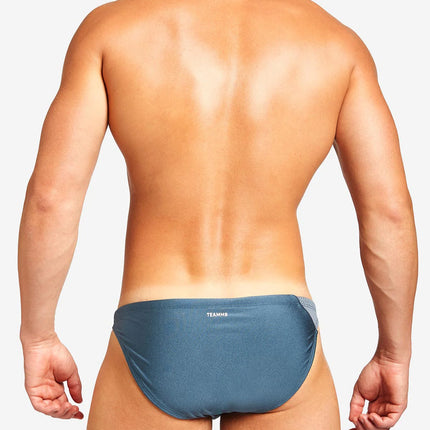 Teamm8 Bass mesh swim brief blue