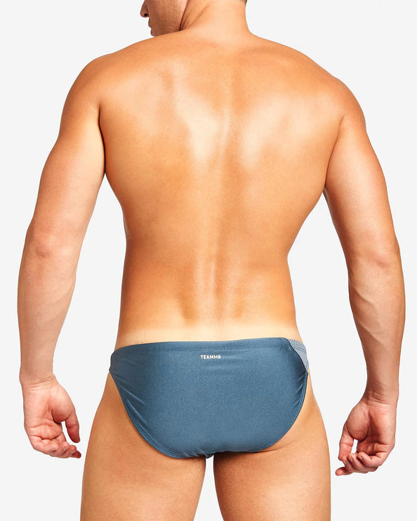 Teamm8 Bass mesh swim brief blue