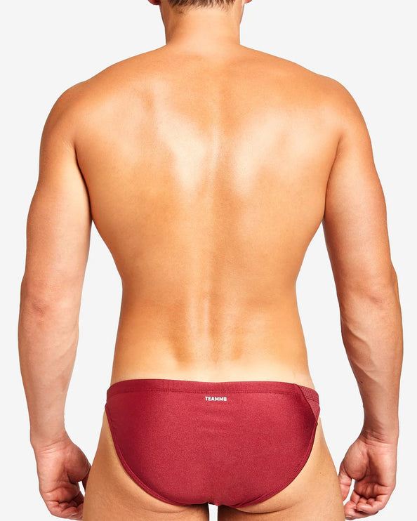 Teamm8 Bass mesh swim brief red