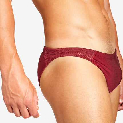 Teamm8 Bass mesh swim brief red