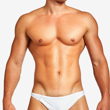 Teamm8 Bass mesh swim brief white