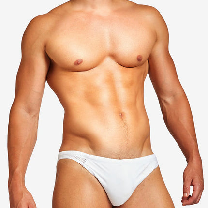 Teamm8 Bass mesh swim brief white