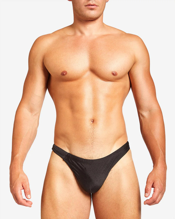 Teamm8 Bass mesh swim thong black