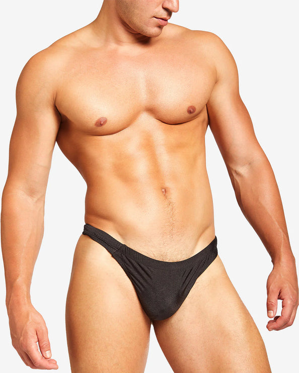 Teamm8 Bass mesh swim thong black