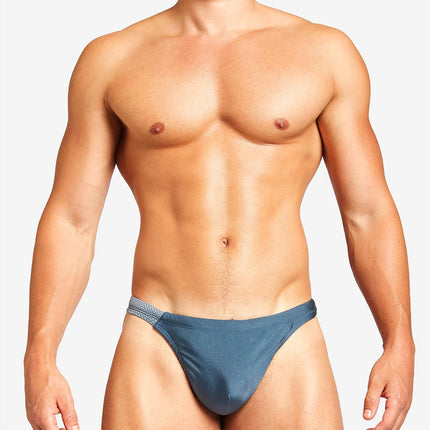 Teamm8 Bass mesh swim thong blue