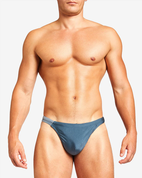 Teamm8 Bass mesh swim thong blue