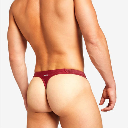 Teamm8 Bass mesh swim thong red