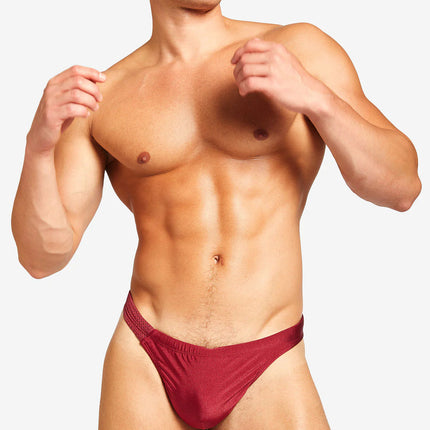 Teamm8 Bass mesh swim thong red