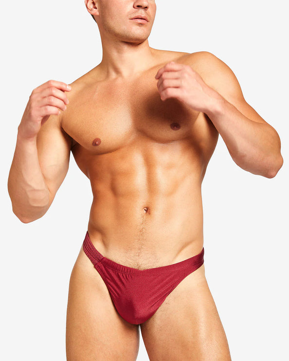 Teamm8 Bass mesh swim thong red