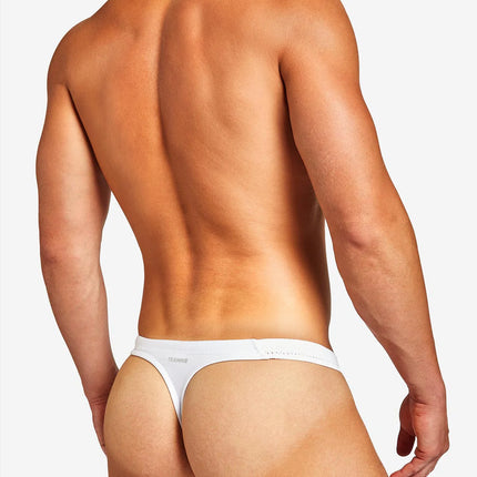 Teamm8 Bass mesh swim thong white