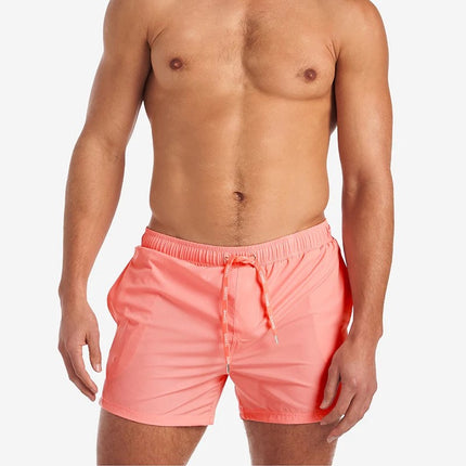 Teamm8 Grid 4.5" swim short Bondi pink