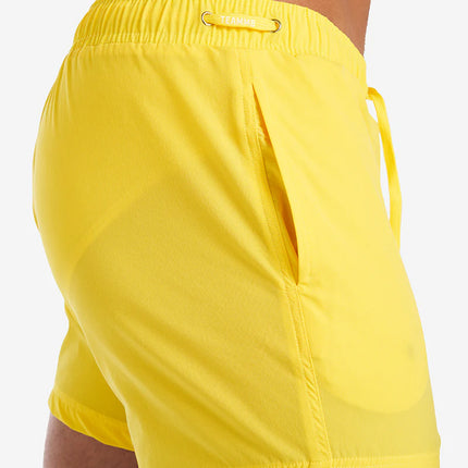 Teamm8 Grid 4.5" swim short Bondi yellow