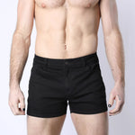 Timoteo Berkeley 3" slim fit super stretch twill short black