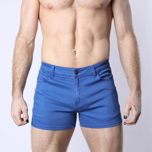 Timoteo Berkeley 3" slim fit super stretch twill short blue