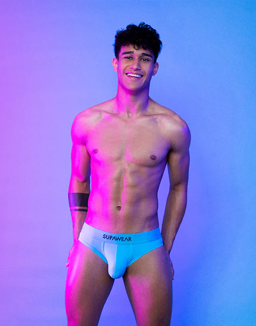 Supawear Neon brief blue