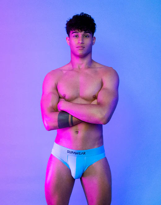 Supawear Neon brief blue