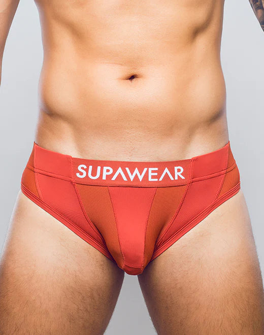 Supawear Vortex brief cranberry